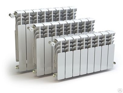 Радиатор алюминиевый THERMA Q2 500/100 4 секции 560 Вт(1223450)